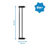Verlengstuk Traphek Badabulle Safe & Pass 14cm Zwart