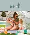 UV Strandtentje Babymoov Safe & Protect Green Lagoon