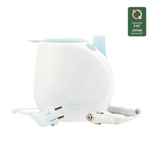Flessenwarmer Badabulle Easy+ Pastel voor onderweg of thuis