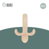 Siliconen 2-in-1 bijtring/lepel Babymoov Beige