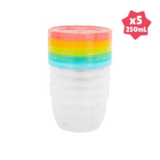 Bewaarpotjes Badabulle Bada Bowls 250ml 5st