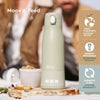 Flessenwarmer Babymoov Moov&Feed Sage Green