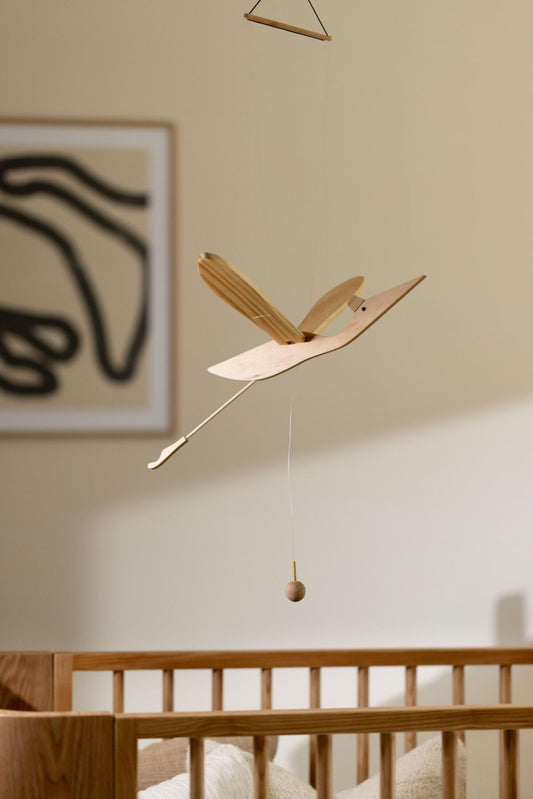 Houten Mobiel Quax Mini Bird Naturel