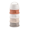 Doseerdoos Beaba Melkpoeder Cotton White/Terracota