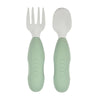 Bestekset Béaba Roestvrijstaal Sage Green 2st
