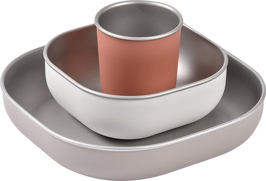 Eetset Béaba Rvs Terracotta
