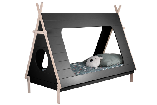 Kinderbed BLN Kids Tipi Black