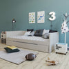 Bedbank Leonard BLN-kids Beige 90x200 incl. Onderbed