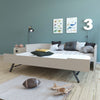 Bedbank Leonard BLN-kids Beige 90x200 incl. Onderbed