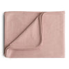 Deken Wieg Mushie Ribbed 80x100 Blush