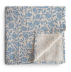 Swaddle Mushie Blue Flowers