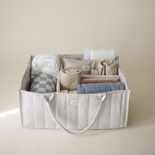 Verzorgingsmand Mushie Caddy Ivory