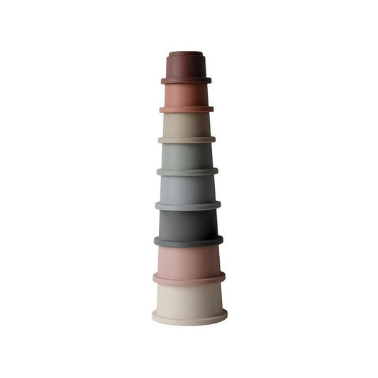 Stapelbekers Mushie Multicolor