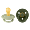 Fopspeen Bibs Sage/Hunter Green 0-6mnd 2st