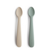 Lepels Mushie Siliconen Cambridge Blue/Shifting Sand 2st