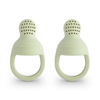 Fruitspeen Mushie Siliconen Sage 2st.