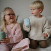 Rietjesbeker Mushie Cambridge Blue