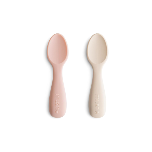 Lepels Mushie Siliconen Small Blush/Shifting Sand 2st