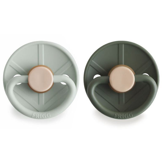 Fopspeen FRIGG Little Viking 0-6mnd Sage/Olive 2st