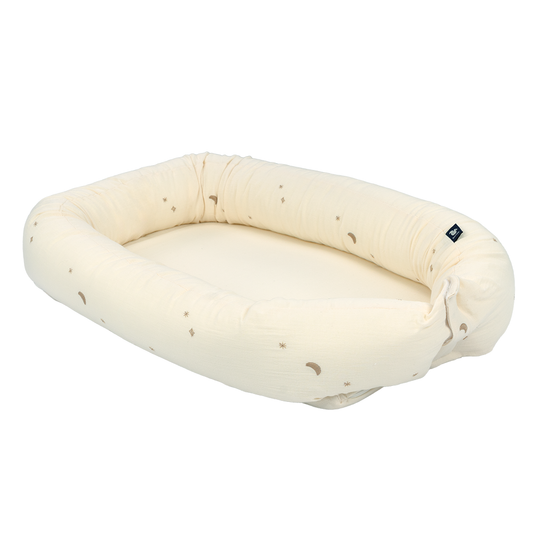 Babynest Tots Tale Baby Soft Muslin Stardust Cream