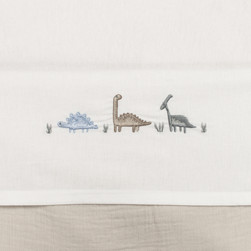 Laken Wieg Funnababy 75x100 Borduur Dino