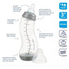 Difrax S-Fles 1-2-3 250ml Transparant / Grijs