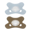 Fopspeen Difrax Siliconen 2st. 0-6 mnd Blauw/Grijs