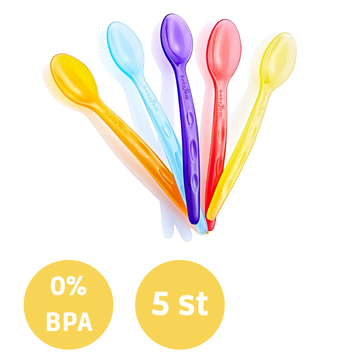 Lepels Babyjem Party Coloured 5st
