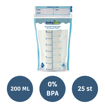Bewaarzakjes Babyjem Moedermelk 25st