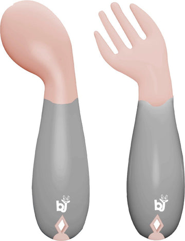 Lepel & Vork Babyjem Angled Roze