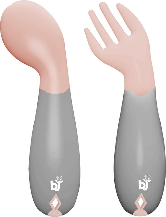 Lepel & Vork Babyjem Angled Roze