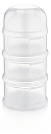 Melkpoedertoren Babyjem Container 3-laags Wit