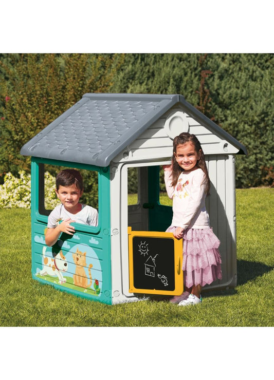 Speelhuis Dolu My First House White/Blue/Yellow