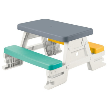 Picknicktafel Dolu White/Blue/Yellow
