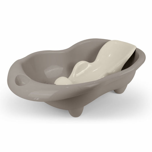 Bathtub Dolu Hippo + Bathseat Stone Grey