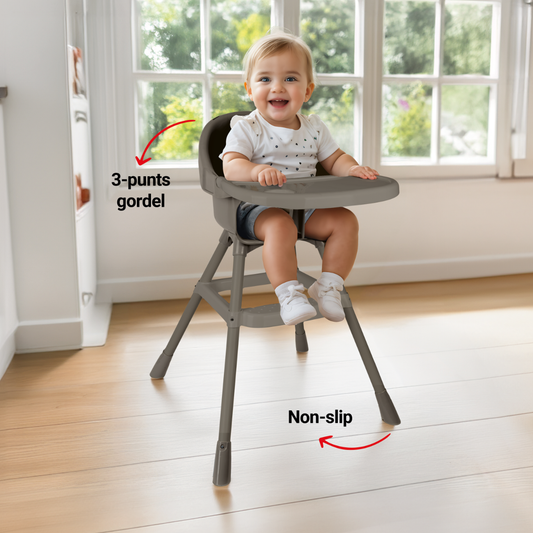 Kinderstoel Dolu Hoog Stone Grey