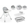 Set Baby Dolu Wit Grijs 6-delig