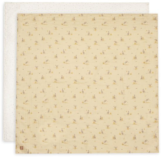 Multidoek Jollein Hydrofiel 115x115cm Kangaroots 3-pack