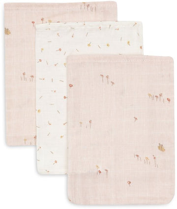 Washandjes Jollein Hydrofiel Pretty Picnic 3-pack