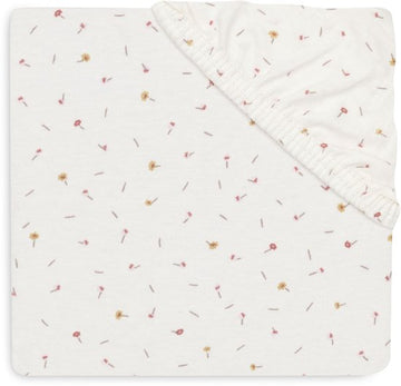 Hoeslaken Ledikant Jollein 60x120 Jersey Pretty Picnic Flower Drops
