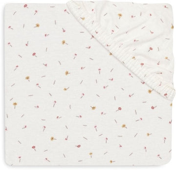 Hoeslaken Ledikant Jollein 60x120 Jersey Pretty Picnic Flower Drops