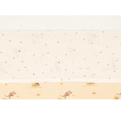 Laken Ledikant Jollein Kangaroots Dusty Dot 120 x150