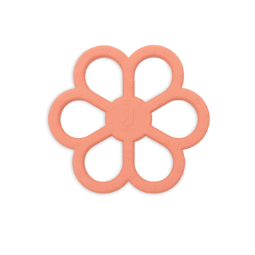 Bijtring Jollein Siliconen Flower Coral Rose