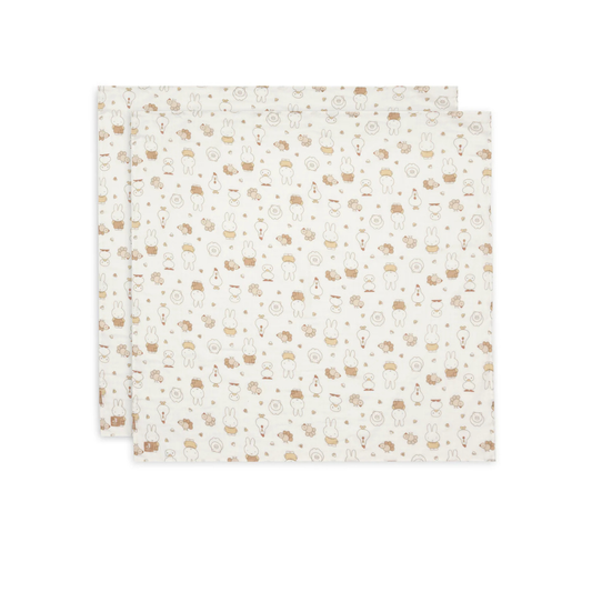 Multidoek Jollein Hydrofiel 115x115 Nijntje Family Farm 3-pack