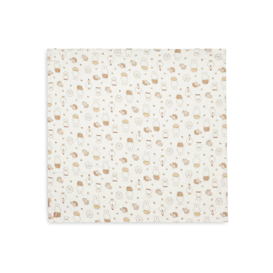 Multidoek Jollein Hydrofiel 115x115 Nijntje Family Farm 3-pack