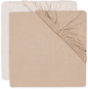 Hoeslaken Junior Jollein Jersey 70/75x140/150 Blush Wild Rose 2-pack