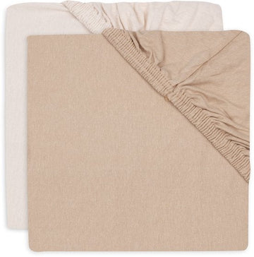 Hoeslaken Junior Jollein Jersey 70/75x140/150 Blush Wild Rose 2-pack