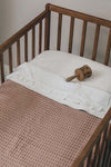 Deken Wieg Koeka Wafel Cotton Fleece Caffe