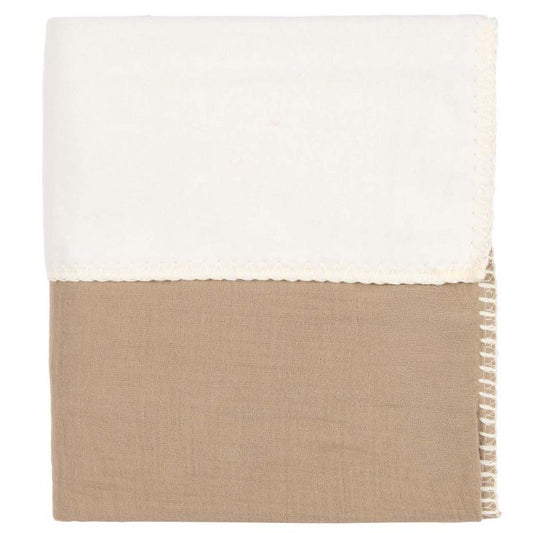 Deken Wieg Koeka Cotton Fleece Caffe