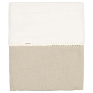 Deken Wieg Koeka Cotton Fleece Sage
